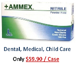 AMMEX PF Nitrile Gloves